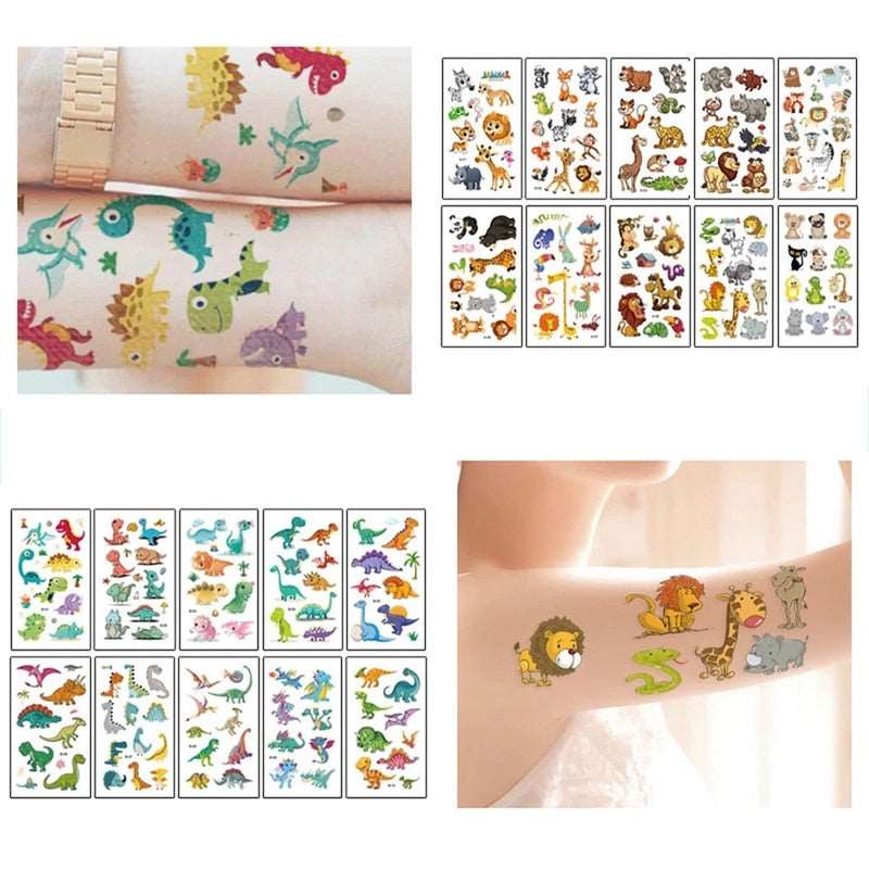 Children Cute Cartoon Unicorn Temporary Tattoo Stickers