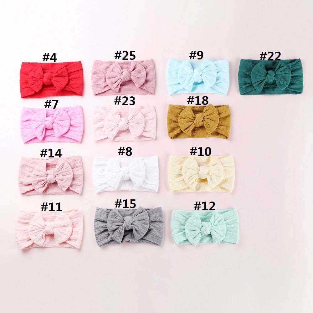 Baby Headband For Girls Elastic Knit
