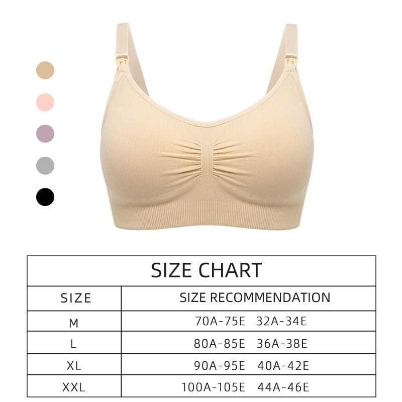Plus Size Nursing Bra Breathable