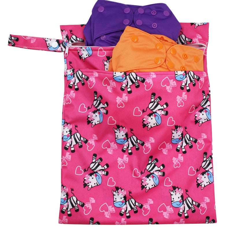 baby Diaper bags Double Zippered
