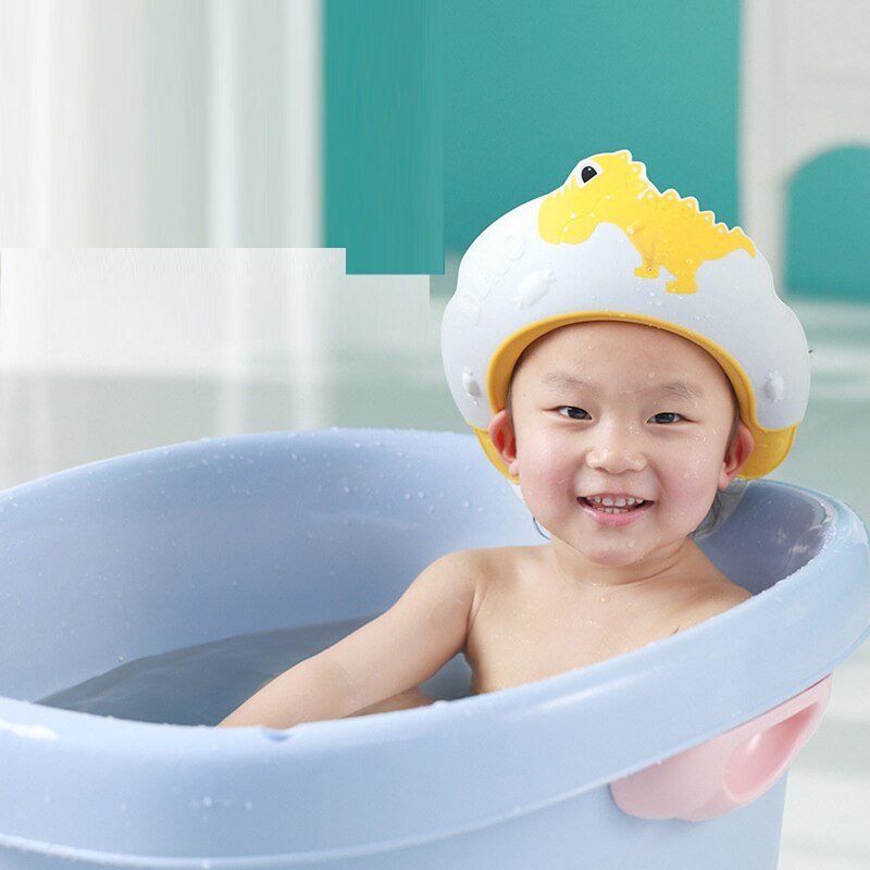 Baby Shampoo Cap Kids Hair Washing Dinosaur