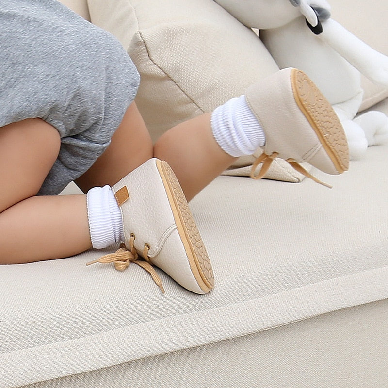 New Baby Shoes Retro Leather