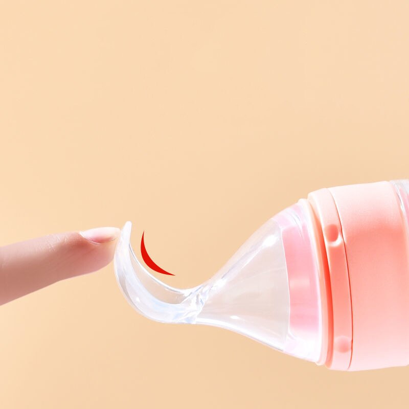 Baby Feeding Bottle Toddler Silicone Squeeze