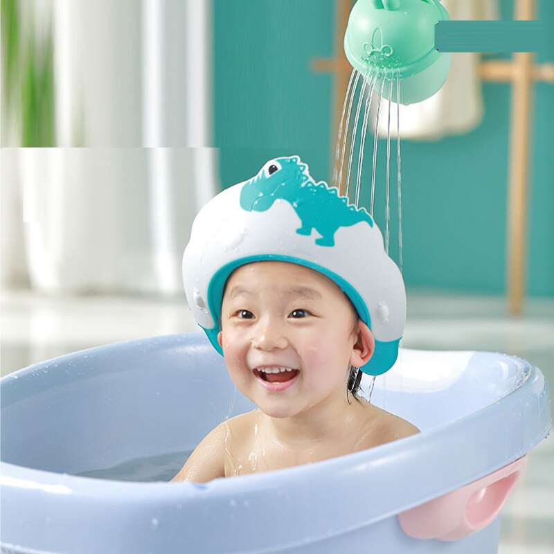 Baby Shampoo Cap Kids Hair Washing Dinosaur