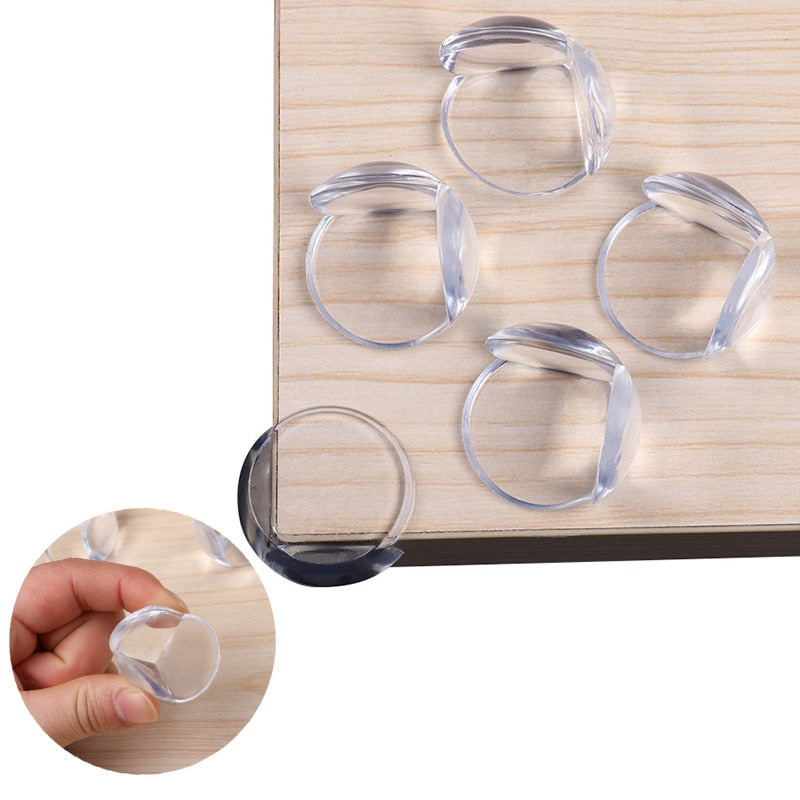 4Pcs Child Baby Safety Silicone Protector Table