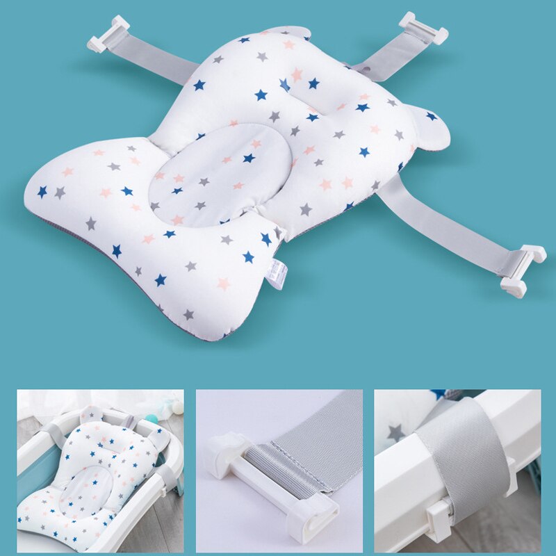 Baby Bath Seat Support Mat Foldable