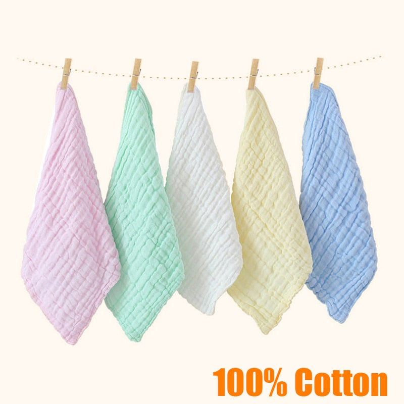 4PCS Baby Bath Towel 100% Cotton