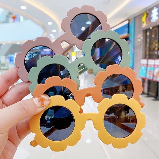 New Baby Sunglasses Flower Round