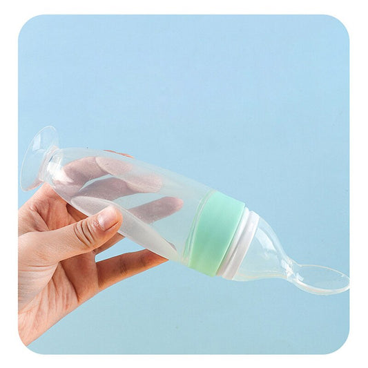 Baby Feeding Bottle Toddler Silicone Squeeze