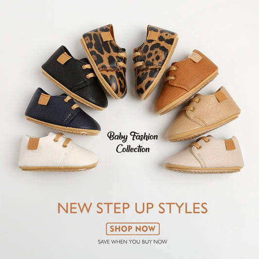New Baby Shoes Retro Leather